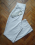 Дамски копринен панталон с висока талия / еластична материя, голям размер 