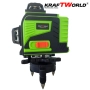 4D Лазерен Нивелир Kraft Royal с 16 Линии – Пълен Компелкт с Тринога и Аксеосари, снимка 3
