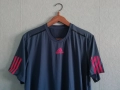 Adidas Barricade Tennis оригинална мъжка тенис тениска фланелка Tee - Tech Ink Blue, снимка 4