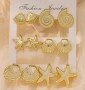 Комплект от 12 чифта обеци, снимка 2