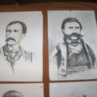 Лот портрети на български революционери, графики, снимка 2 - Картини - 38817361