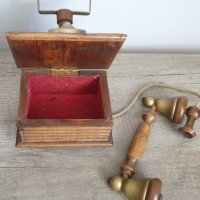 Стара дървена кутия за бижута във формата на телефон, снимка 5 - Колекции - 41856901