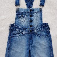 Дънков гащеризон H&M 9-10 години , снимка 1 - Детски панталони и дънки - 40890995
