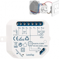 LoraTap WiFi интелигентен превключвател за електрически щори, завеси и сенници, Alexa, Google, гласо, снимка 1 - Друга електроника - 36039648