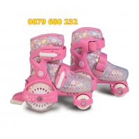  Детски кънки розови или сини Frozen Girl Pinky Girl, снимка 2 - Детски велосипеди, триколки и коли - 39836493