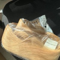 Нова конска опашка Руса дълга коса Удължение Прическа жена плитка, снимка 8 - Аксесоари за коса - 40269222