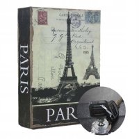 Таен сейф “Париж” – Книга с комбинационен код, снимка 3 - Други стоки за дома - 41803197