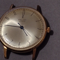 Мъжки часовник ,,Полет де лукс", позлатен ., снимка 1 - Мъжки - 36105109
