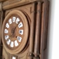 Френски стенен часовник, снимка 4 - Антикварни и старинни предмети - 40957938