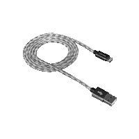 CANYON - Apple iPhone USB оплетен кабел 1m – различни цветове, снимка 6 - USB кабели - 35803788