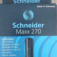 Маркер ЧЕРВЕН SCHNEIDER MAXX 270 с лак-ефект, снимка 1 - Други стоки за животни - 40525649