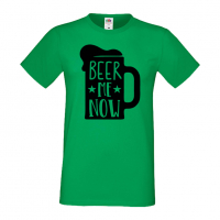 Мъжка тениска Beer Me Now 2,Бира,Бирфест,Beerfest,Подарък,Изненада,Рожден Ден, снимка 6 - Тениски - 36376740