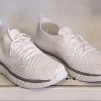 Дамски обувки с мрежичка в бял цват модел: 2185-2 white, снимка 2 - Маратонки - 40132492