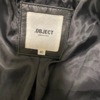 ''Object''оригинално дамско кожено яке М размер, снимка 3 - Якета - 42622435