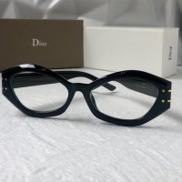Dior 2023 дамски слънчеви 2 цвята черни прозрачни, снимка 4 - Слънчеви и диоптрични очила - 40515651