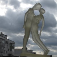 Любов, целувка -  фигура от акрил, статуетка, снимка 1 - Статуетки - 39489889