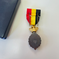 Белгийски медал на труда. №2118, снимка 6 - Антикварни и старинни предмети - 36205396