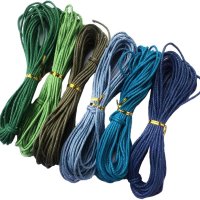 Кожарски, сарашки парафинирани памучни шнурове 2 мм, 10 м, конци, конец, шнур, снимка 6 - Други - 34452795