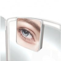 Комбинирано огледало с  LED светлинаи  отделение за гримове My Fold Away Mirror, снимка 3 - Други - 34236478