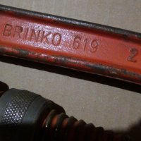 BRINKO No.619 - West Germany - 2" PROFI ВЪРХОВНОКАЧЕСТВЕН Тръбен Ключ !!!ORIGINAL West Germany!, снимка 15 - Гедорета - 39388758