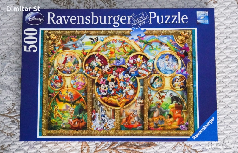 Пъзел Ravensburger - Семейство на Дисни 500 части, снимка 1