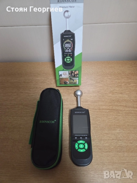 Чисто нов Професионален влагомер RDINSCOS MT68 – за дърво, бетон, стени и подове, снимка 1