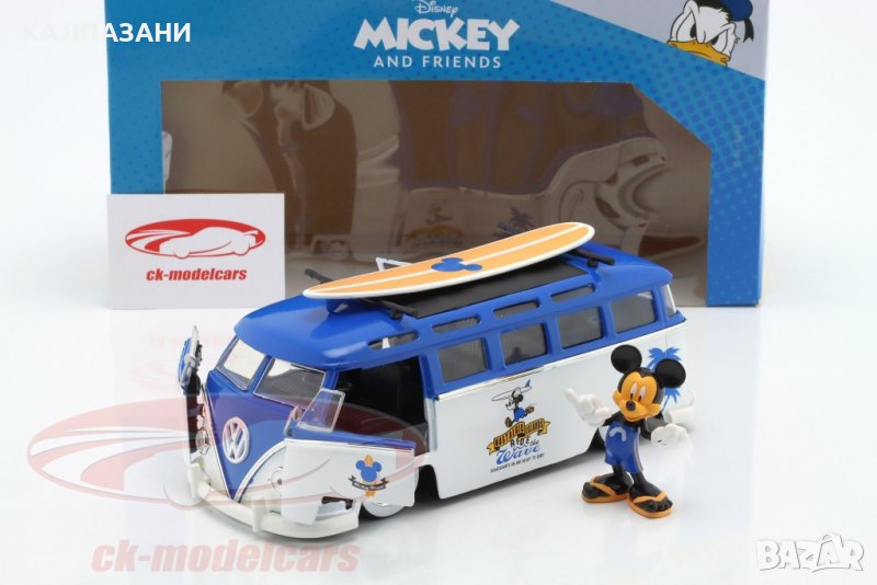 Метална кола ванът на Мики с фигурка 1:24 Jada 253075001, снимка 1