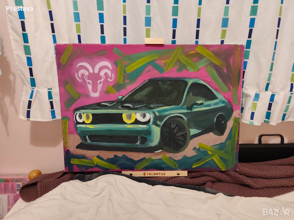 Картина Dodge challenger(приемам и поръчки), снимка 1