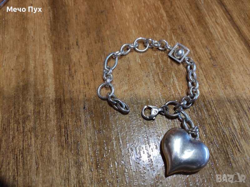 Сребърна гривна (72), снимка 1