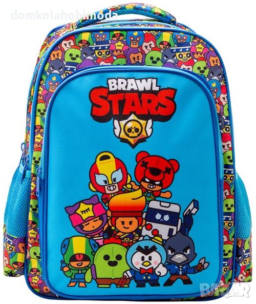 Ученическа раница Brawl Stars ,2 основни отделения , джобове,31х20х44см, снимка 1