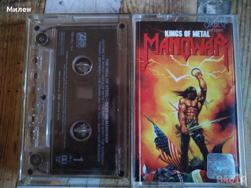 Оригинални касети Manowar , снимка 1