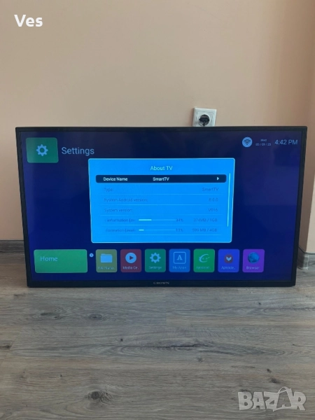 Телевизор 40" CROWN 40J1100AFH SMART TV, FULL HD, Android , снимка 1