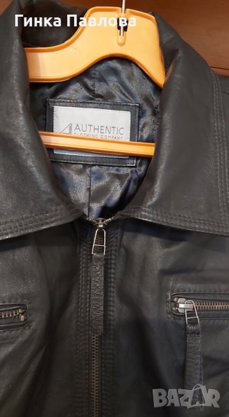 Authentik-мъжко яке-естествена кожа, снимка 1