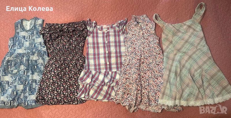 Лот летни рокли 7-8 г, снимка 1