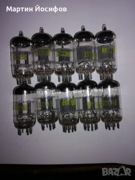 радиолампи ecc81, снимка 1