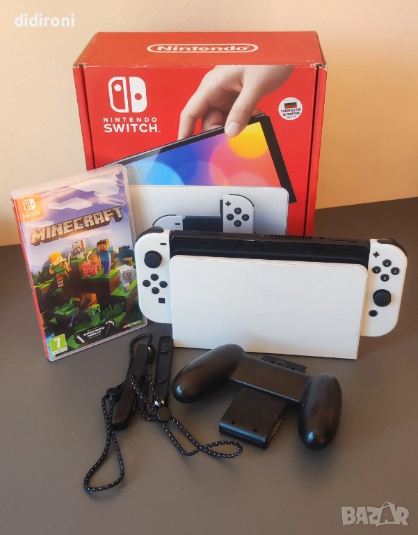 Nintendo Switch Oled + Minecraft, снимка 1