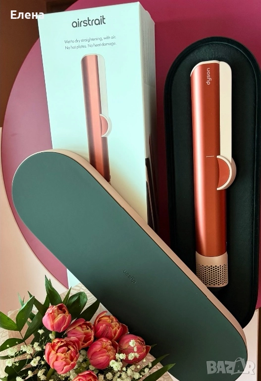 Преса за коса Dyson HT01 Airstrait™, Strawberry Bronze/Blush Pink, снимка 1