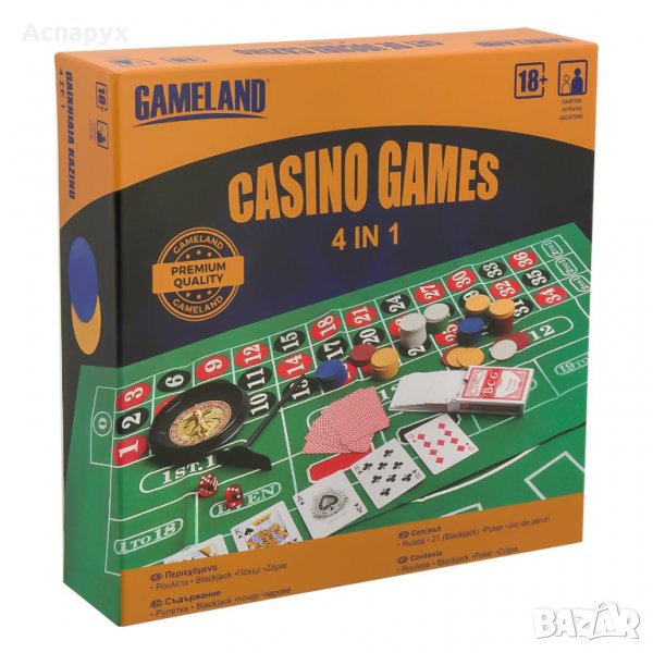 Казино 4 в 1 настолни игри, снимка 1