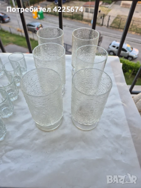 Продавам 5 бр. нови стъклени чаши, снимка 1