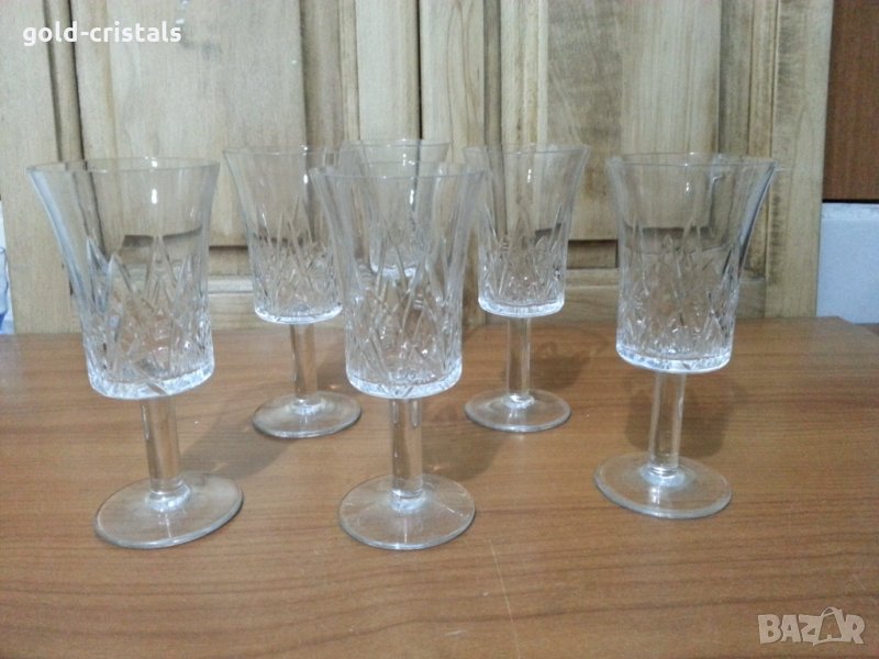 Руски кристални чаши , снимка 1