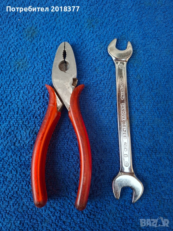 BELZER- GERMANY/клещи+ключ, снимка 1