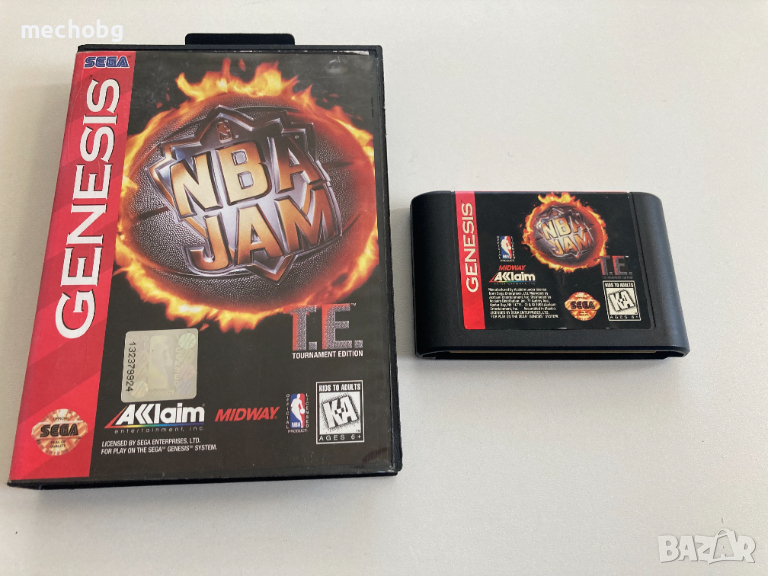 NBA JAM T.E. Tournament Edition Sega Genesis, снимка 1