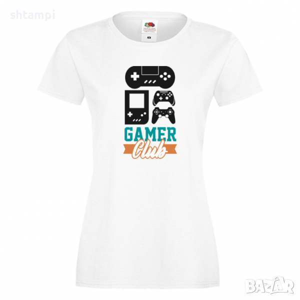 Дамска тениска Gamer Club, снимка 1