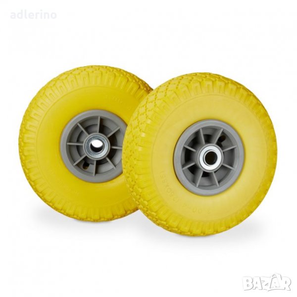 Колело за градинска количка, 3.00-4, 26 см, 2 см ос, полиуретан , до 80 кг, 1 брой, снимка 1