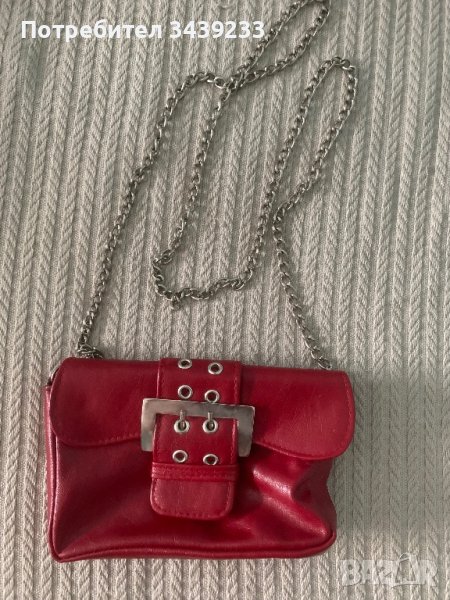 Дамска чанта червена , снимка 1