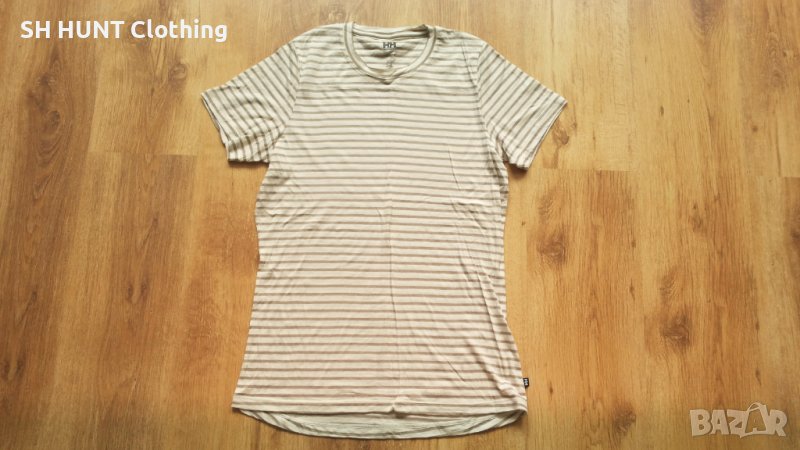 HELLY HANSEN Women's Graphic T-Shirt  87% Merino Wool 13% Polyamide размер L дамска тениска - 423, снимка 1