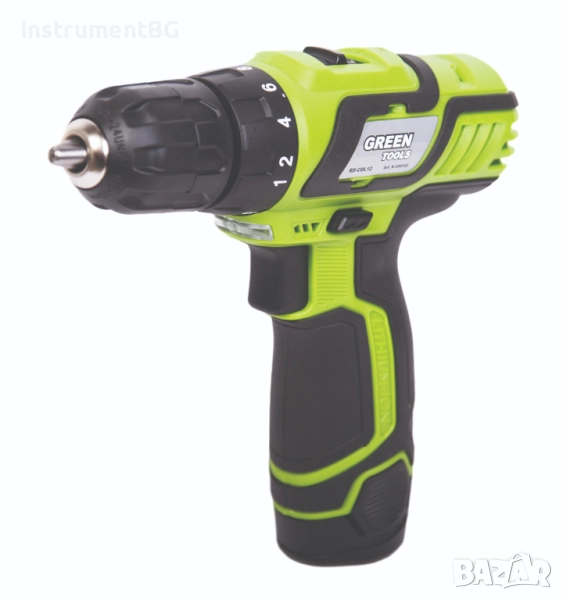 Акумулаторен винтоверт / бормашина GREEN TOOLS GT-CDL32 / 1.3 Li-ion / DRILL DRIVER, снимка 1