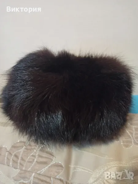 Дамска шапка от лисица, снимка 1