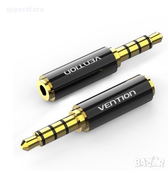 Преходник Адаптер Сединител 3.5mm Ст.Жак към 2.5mm Ст.Жак Vention BFBB0 Adapter Str.Jack - Str.Jack , снимка 1