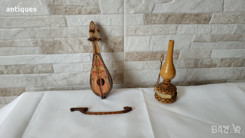 Декорации - дърворезба - Лампа - Български, снимка 1